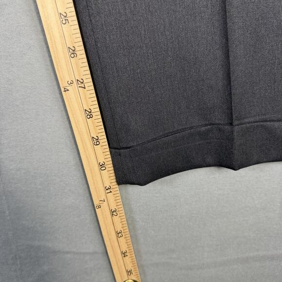 Jos A Bank Dress Pants Mens 36R Gray Pleated 100% Wool Cuffed Classic Straight - Picture 8 of 8
